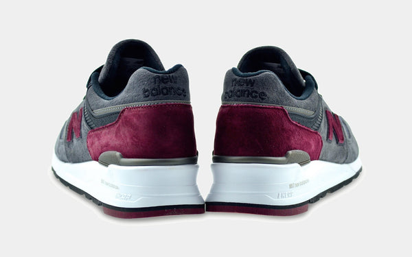 New balance deals 997 grey burgundy